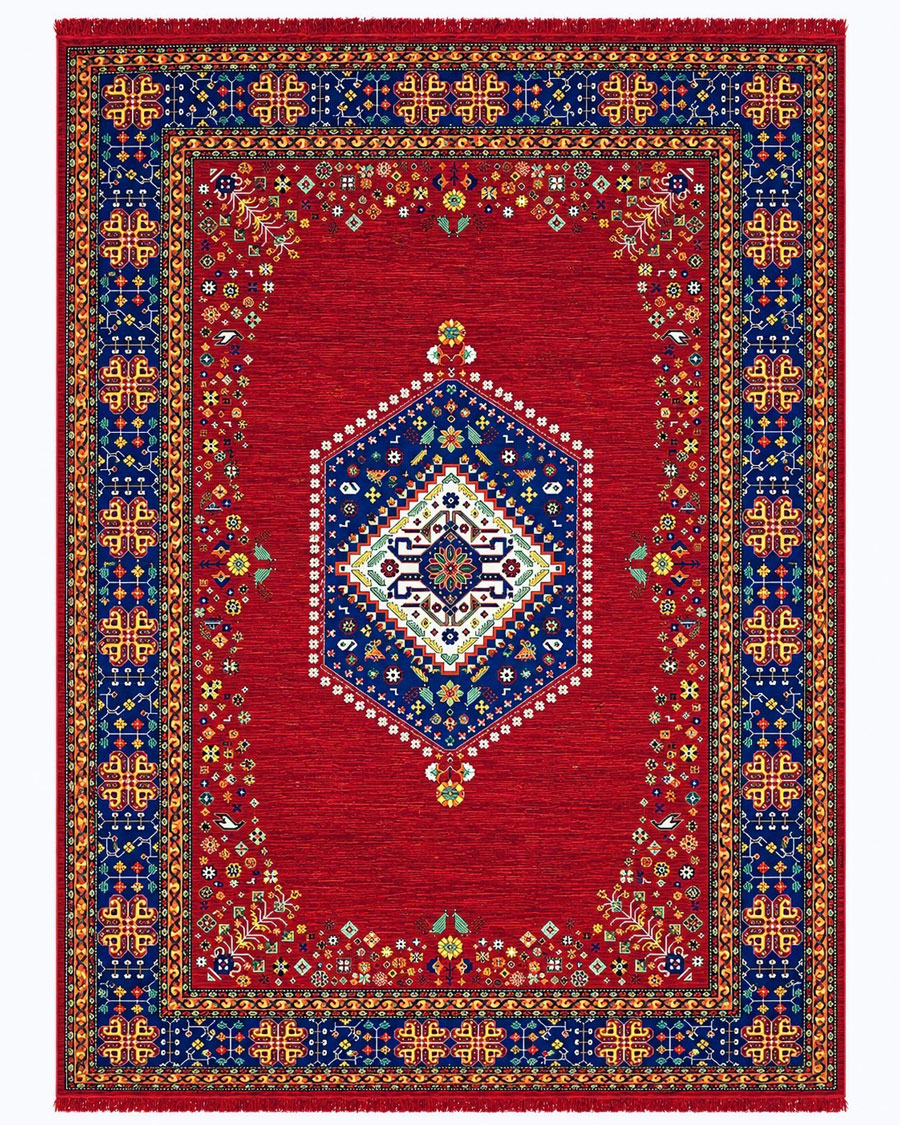 فرش طرح ترنجی لاکی 700 سنتی