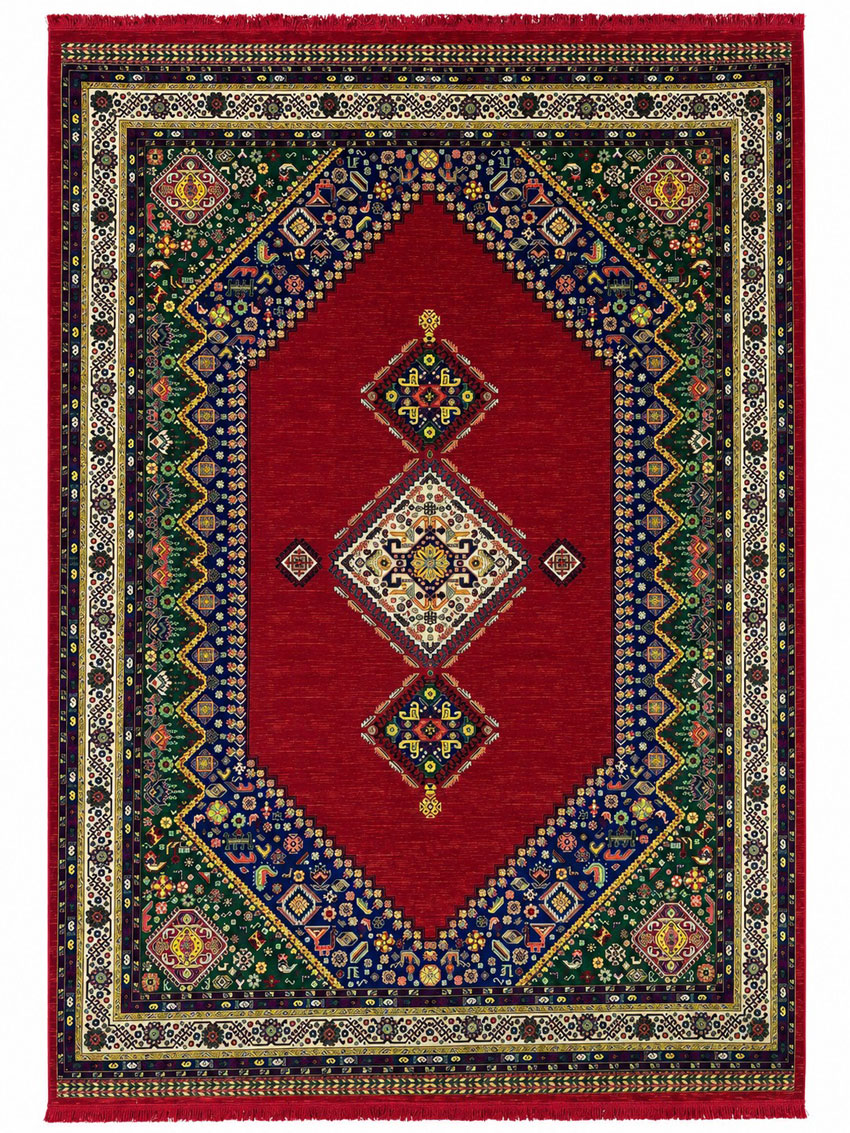 فرش طرح 409 لاکی 700 شانه 