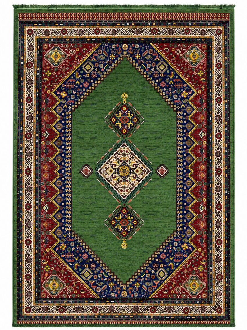 فرش طرح 409 سدری 700 شانه 