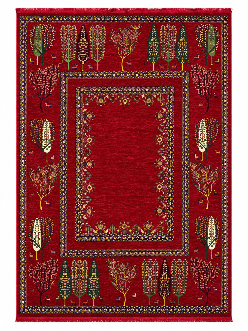 فرش طرح درختی 700شانه سنتی